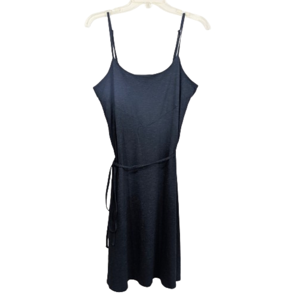 Horny Toad Dress Heather Charcoal Black Spaghetti Strap Stretchy Cotton …